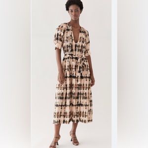 Ulla Johnson Selena Coverup Dress Desert Palm Tie Dye